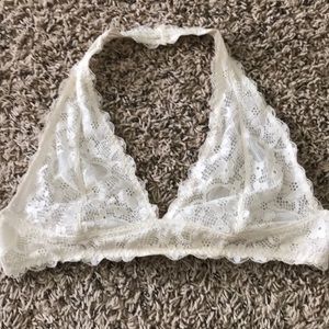 Free people intimates cream lace bralette